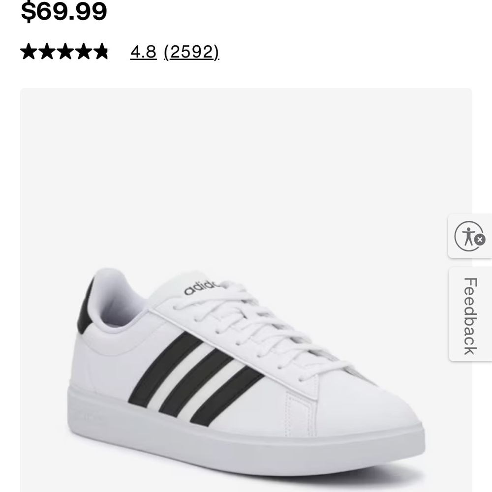 Adidas Grand Court 2.0 Men’s Sneakers - New